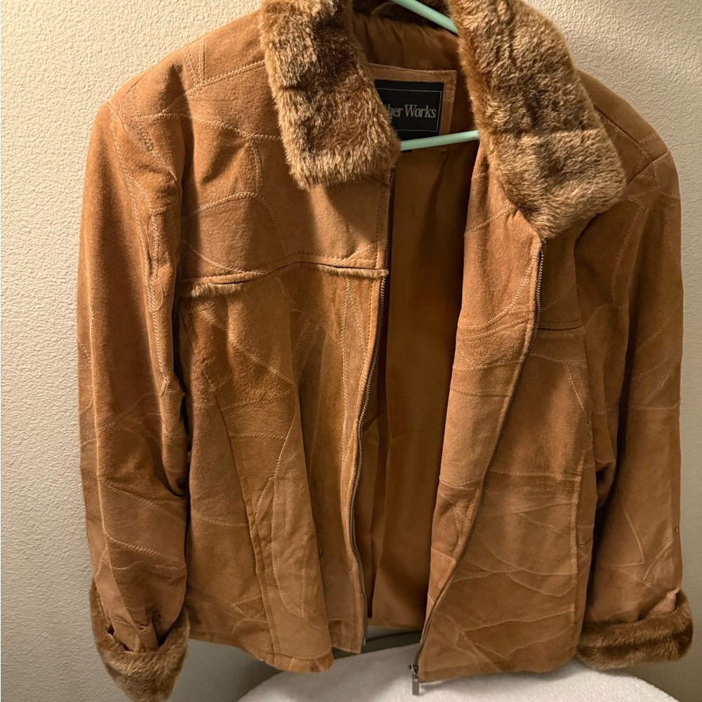 Women's Brown Bomber Jacket
